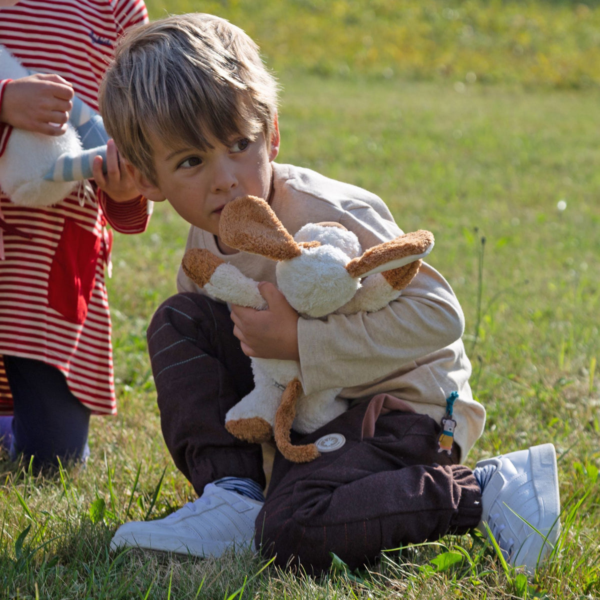 sigikid | Kosedyr, Økologisk Bomull (kbA) - Fyll av 100% Ren Ny Ull - Plastfri | Hund