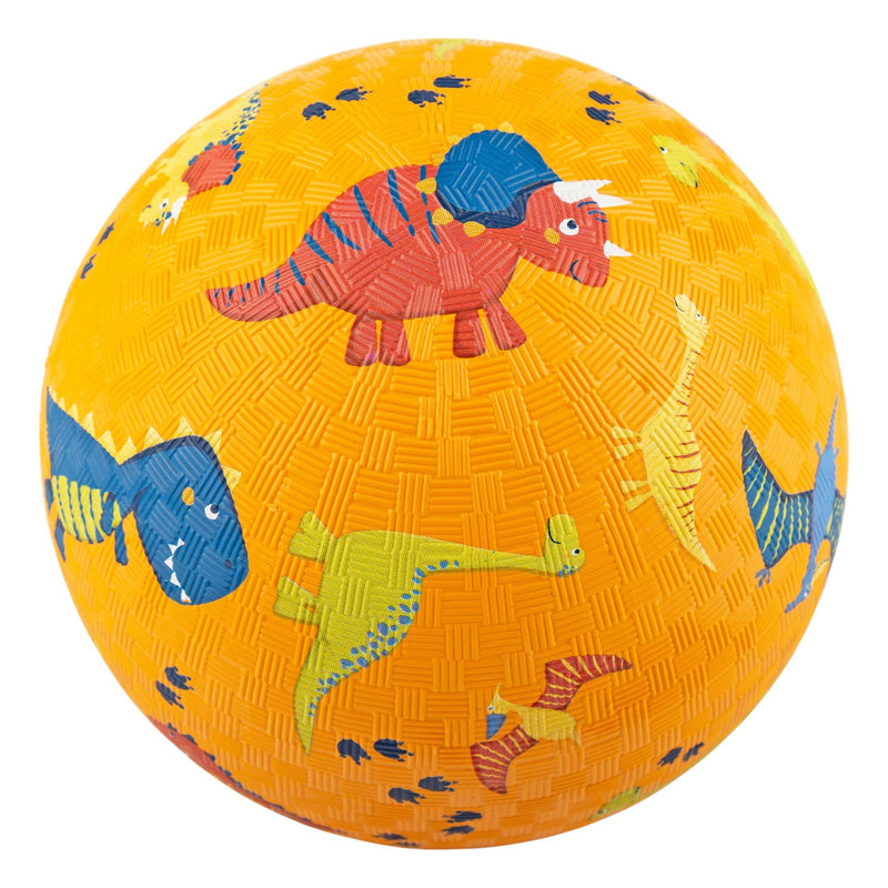 sigikid | Barnelekeball, "Dinosaurer" - 100% Naturgummi - 17 cm