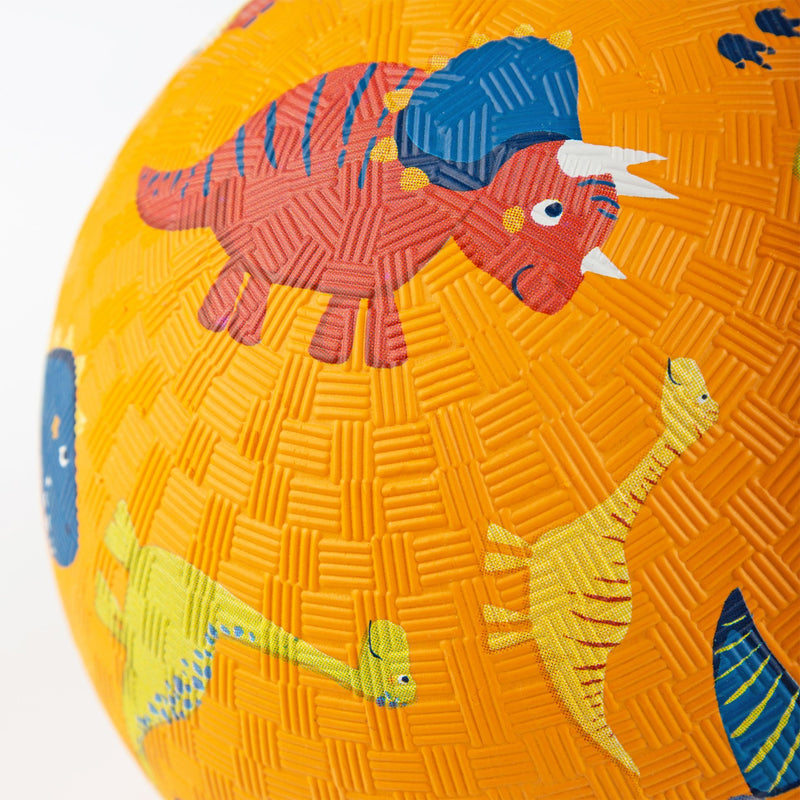 sigikid | Barnelekeball, "Dinosaurer" - 100% Naturgummi - 17 cm