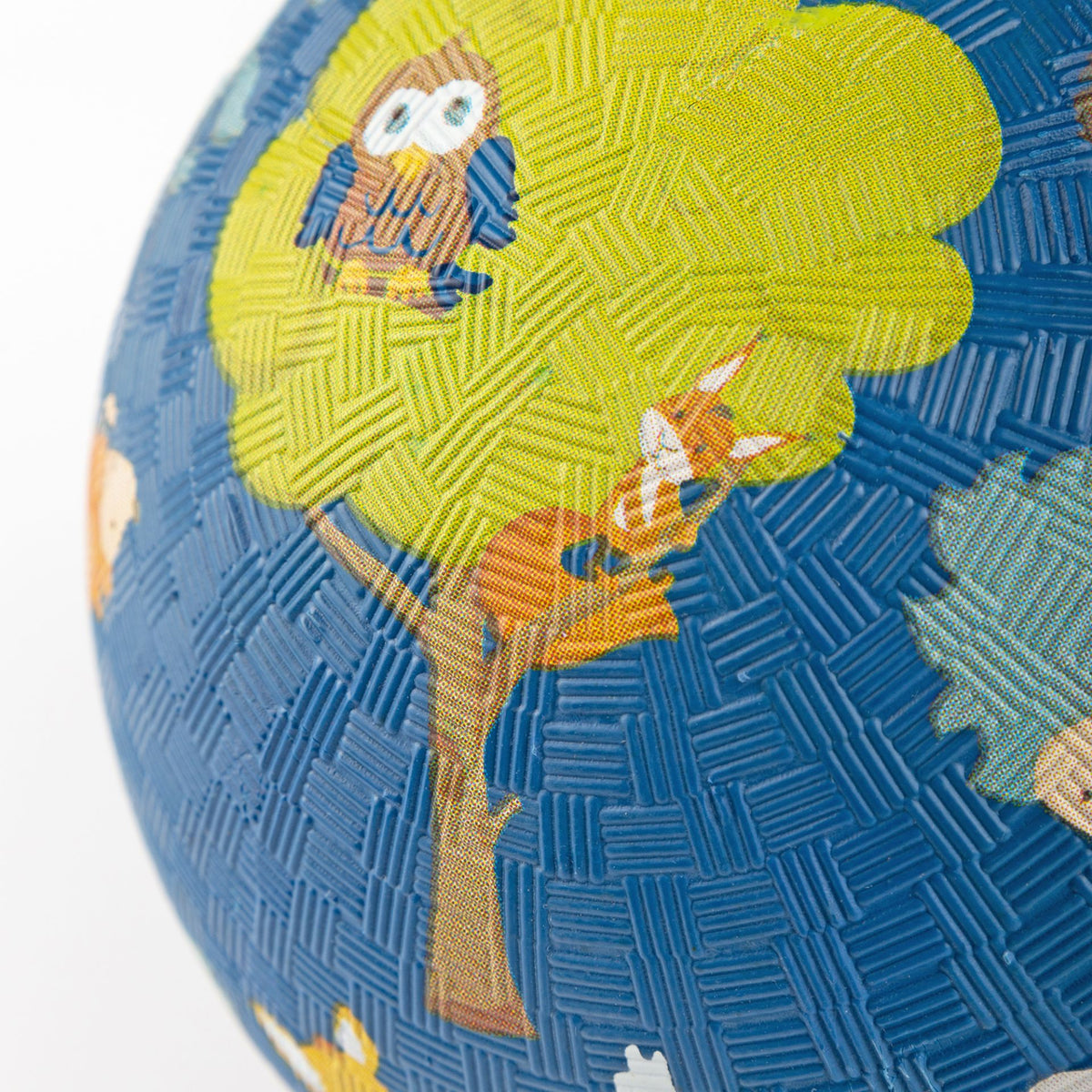 sigikid | Barnelekeball, "Skogsdyr" - 100% Naturgummi - 17 cm