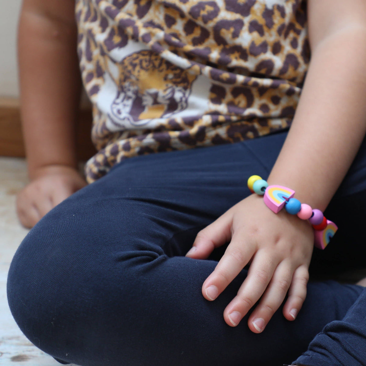 Cotton Twist | Lag ditt eget Armbånd, Regnbue