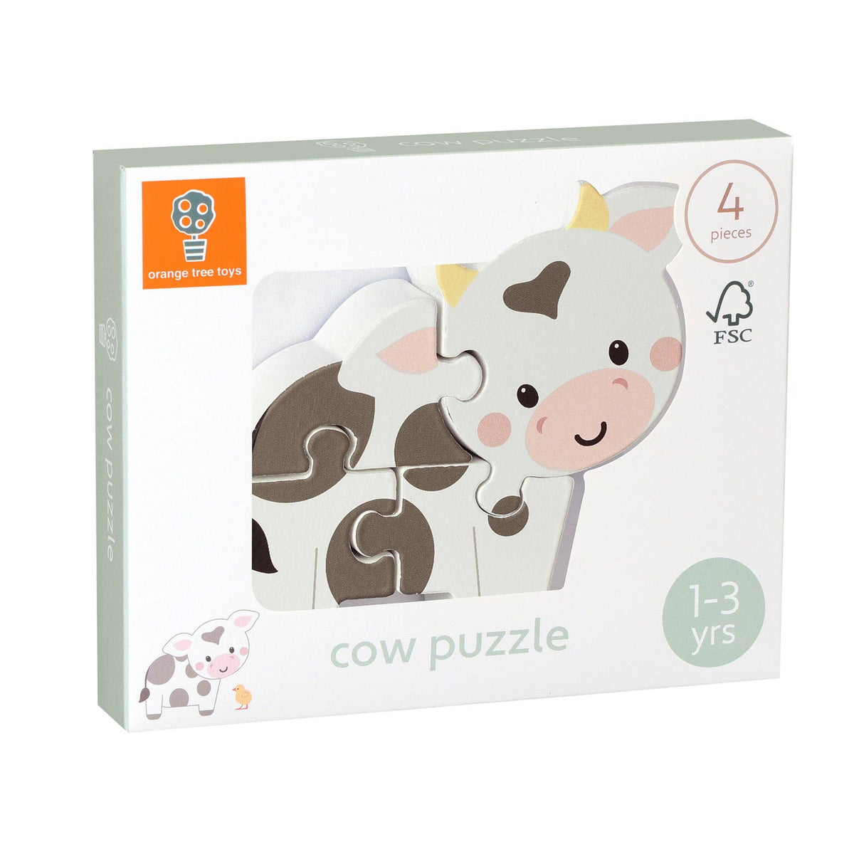 Orange Tree Toys | Mitt Første Puslespill, Ku