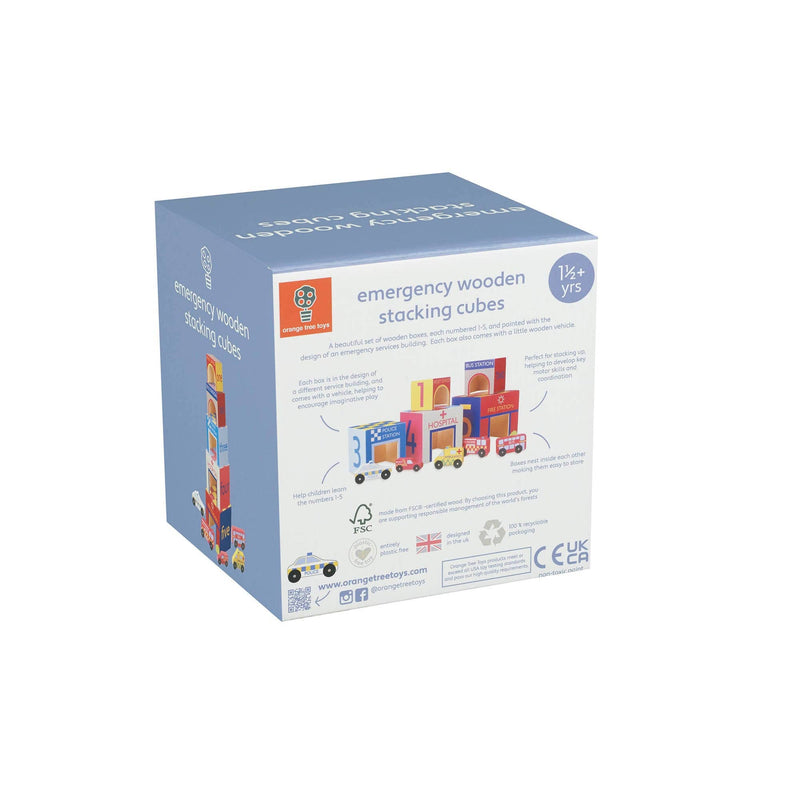Orange Tree Toys | Stableklosser i tre | Kjøretøy og Garasjer
