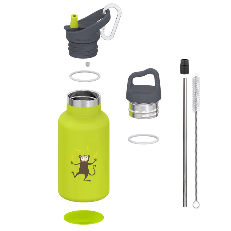 Carl Oscar | Kids TEMPflask, 0.35L 100% Lekkasjesikker | Lilla Ku