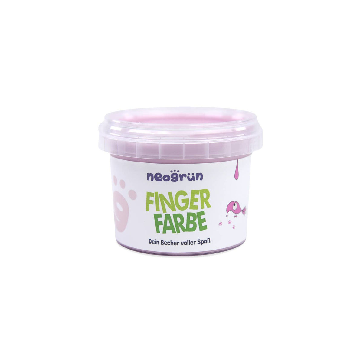 neoGRÜN | Fingermaling, Økologisk / Vegansk, 120g | Rosa