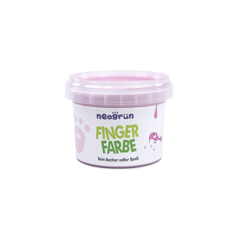 neoGRÜN | Fingermaling, Økologisk / Vegansk, 120g | Rosa