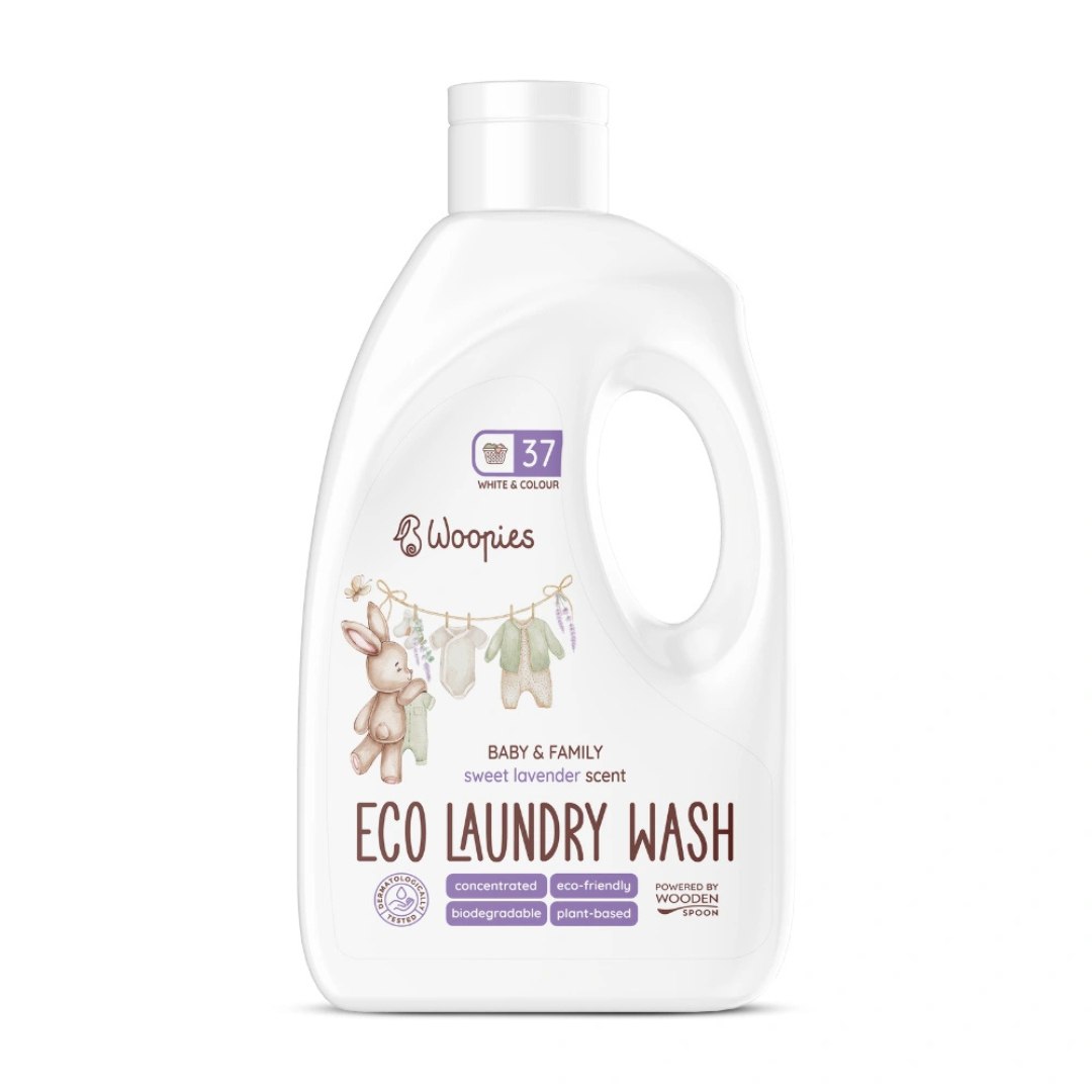 Wooden Spoon | Tøyvaskemiddel, "Woopies ECO Laundry Wash – Sweet Lavender" | 1.5 liter