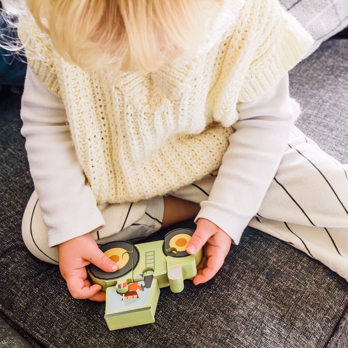 Orange Tree Toys | Mitt Første Puslespill, Traktor