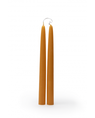 Dipam | Kronelys av bivoks,  25 cm – 4 stk i gaveeske