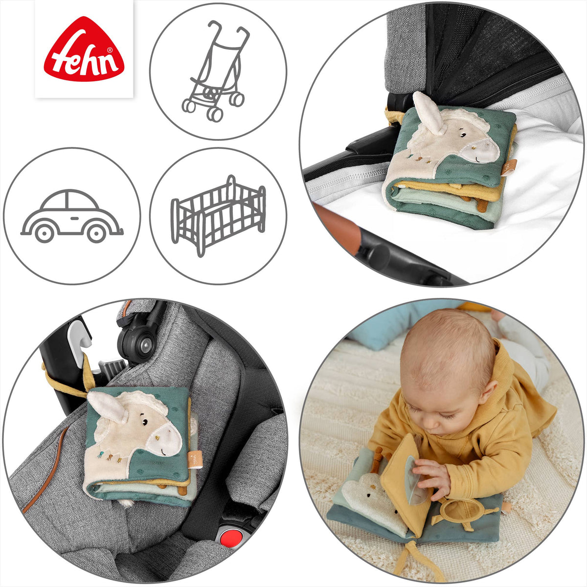 Fehn | Fehn | Knitrebok med Pipelyd i Økologisk Bomull | Hest