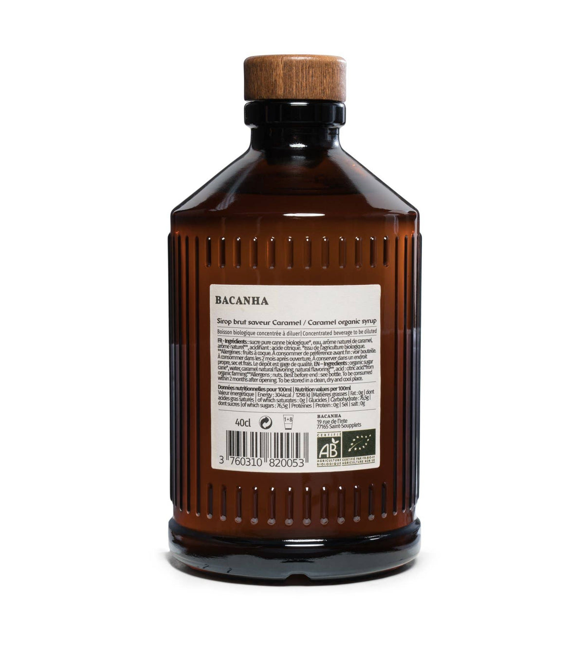 Bacanha | Karamellsirup, økologisk – 400 ml
