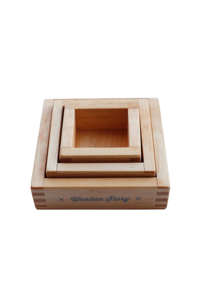Wooden Story | Montessori sorteringsbrett i tre – 3 stk