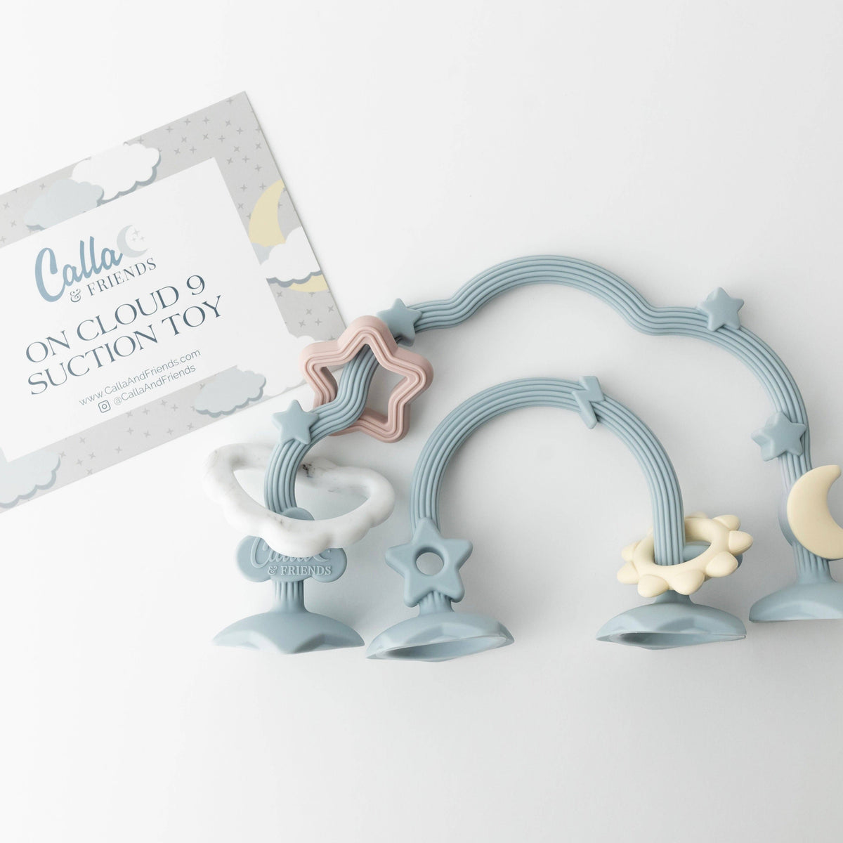 Calla & Friends | Aktivitetsleke i 100% Silikon m/Sugekopper, "On Cloud 9"