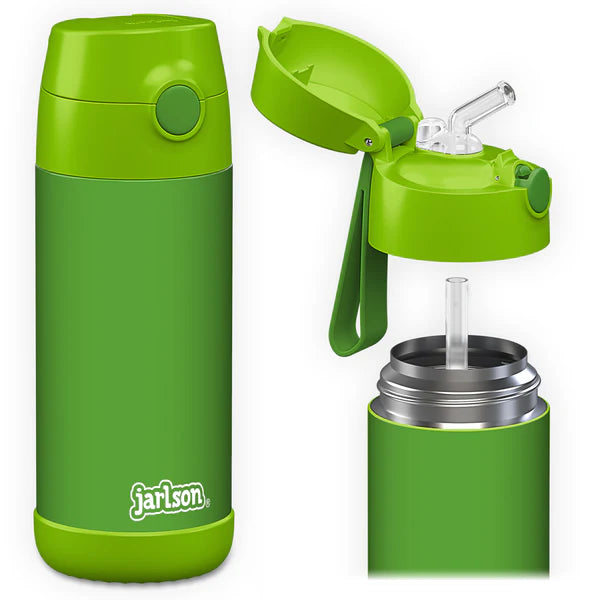 Jarlson | Drikkeflaske CHARLI - Plastfri i Matkontakt, 350ml | "Grønn"