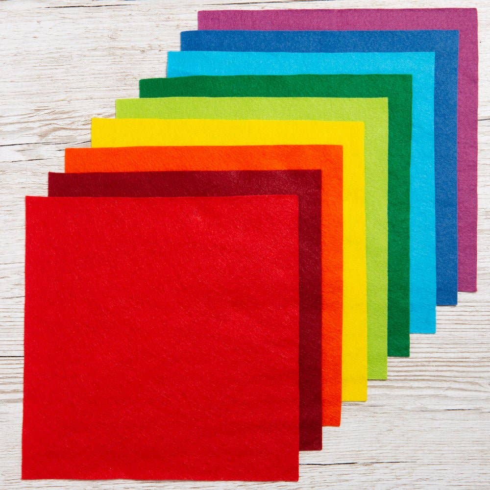Wool Couture Company | Ullblandingsfilt 10-pakning - Rainbow