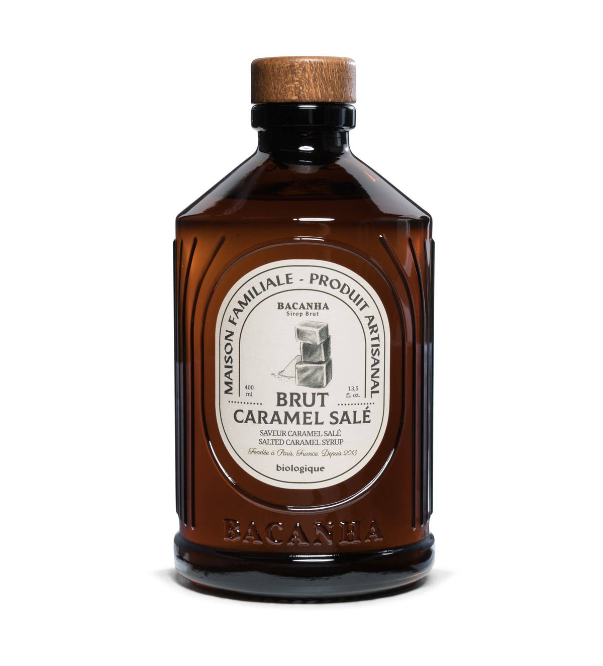 Bacanha | Salt karamellsirup, økologisk – 400 ml