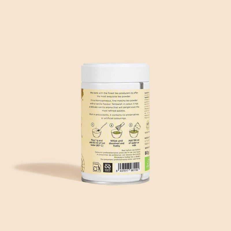 Matcha & CO | Matcha med vanilje, økologisk – 80 g