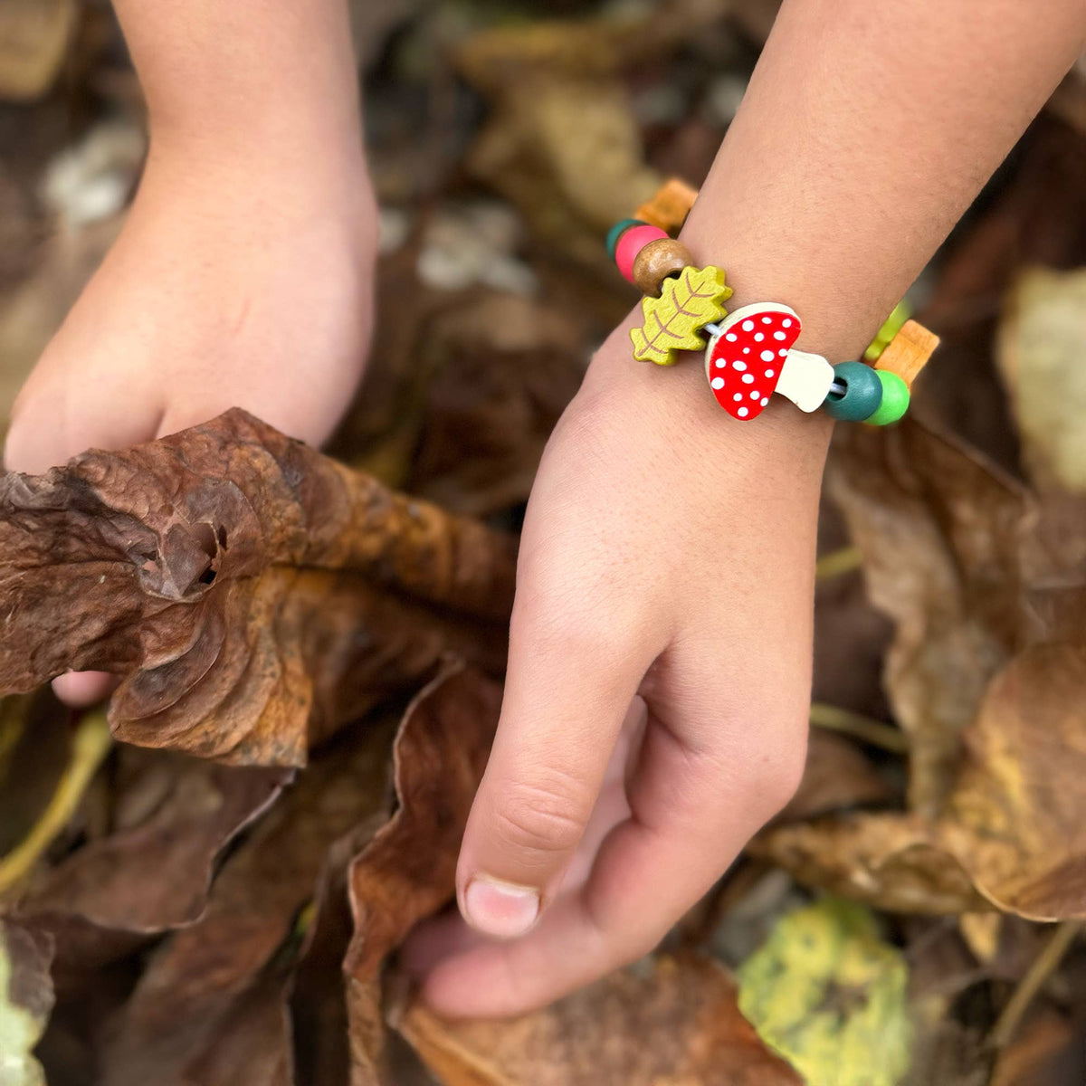 Cotton Twist | Perlesett med treperler, Skog