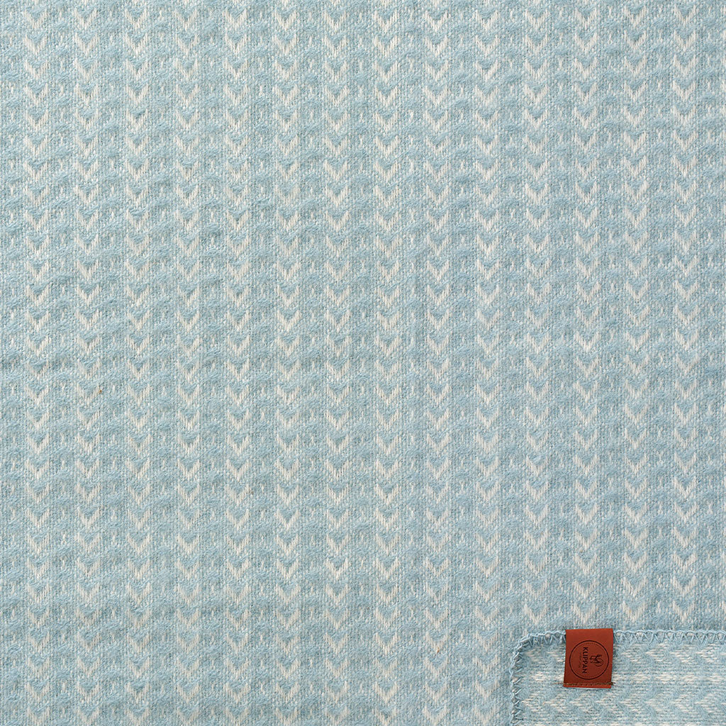 Klippan | Ullpledd baby/barn, Ilse Light Blue (65 × 90 cm)