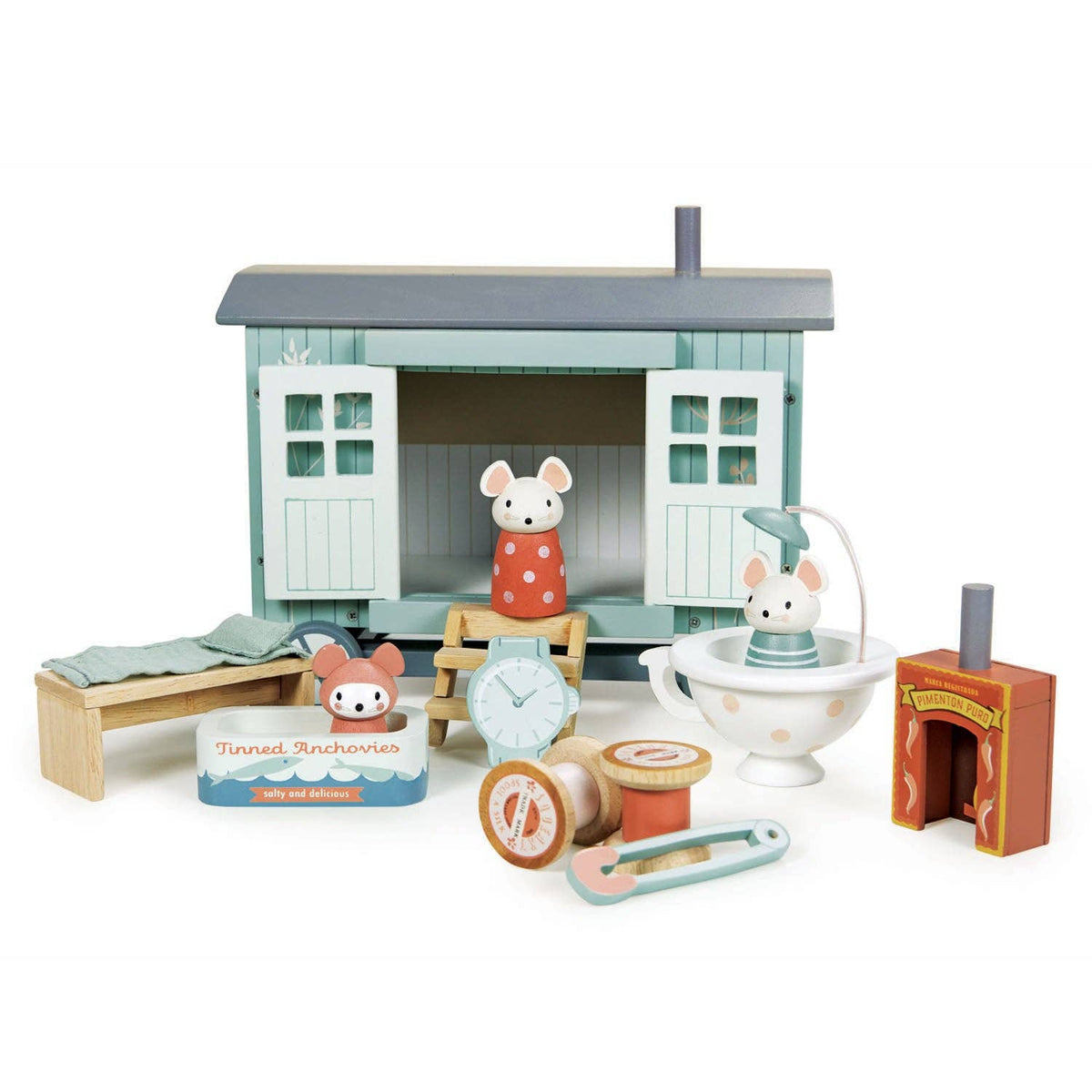 Tender Leaf | De Hemmelige Engers Gjeterhytte, "Merrywood Tales Secret Meadow Shepherds Hut" - 99%* Plastfri