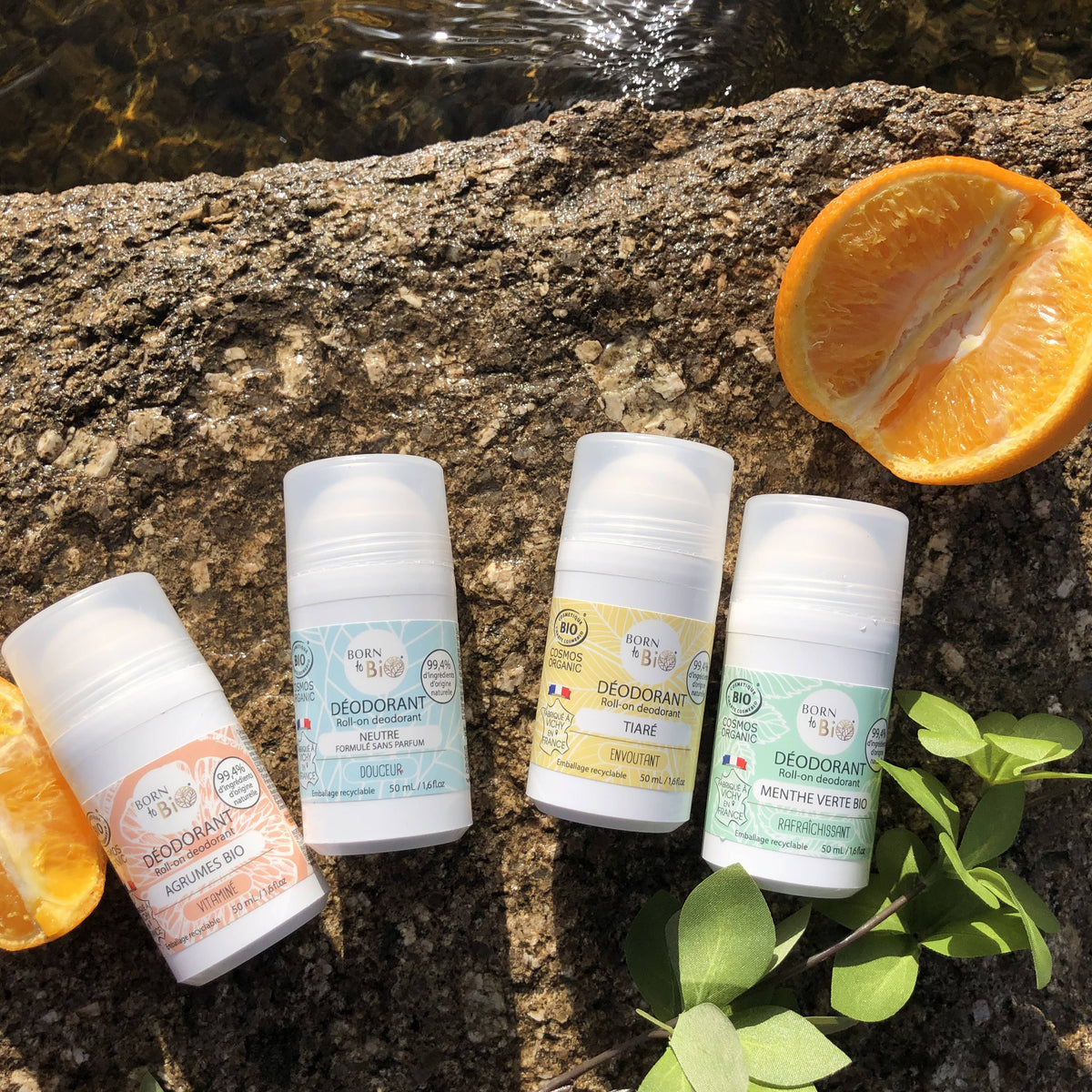 Born to Bio | Deodorant, Økologisk, Duft av Tiaréblomst - 50 ml