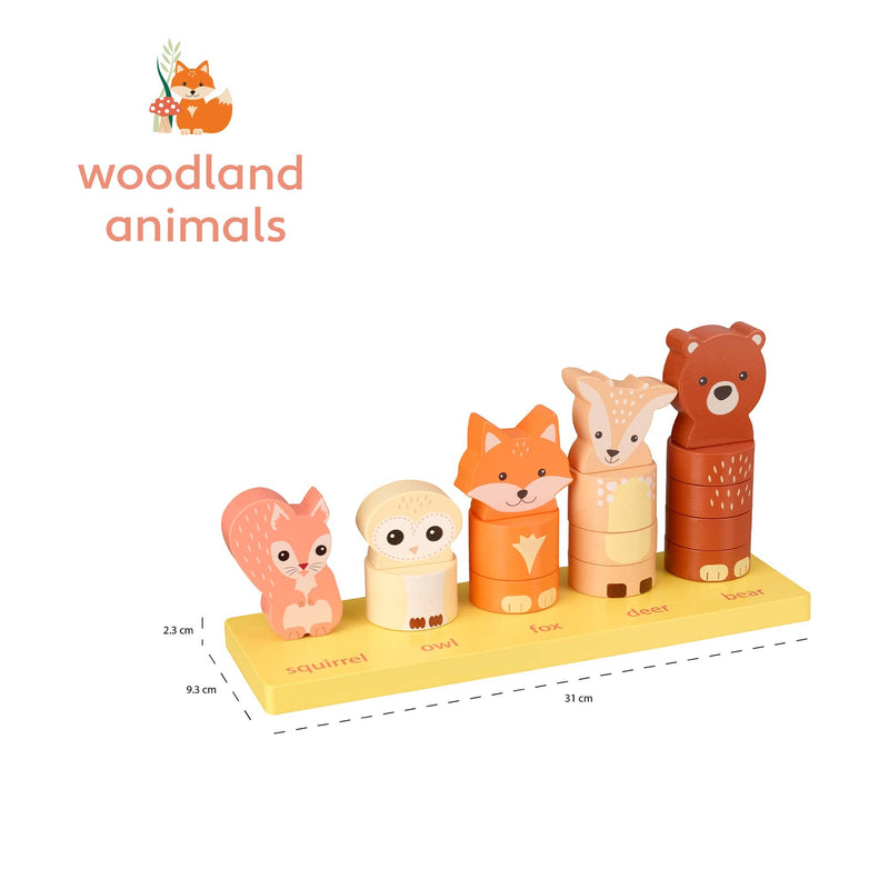Orange Tree Toys | Skogsdyr | Telle- og Stablespill