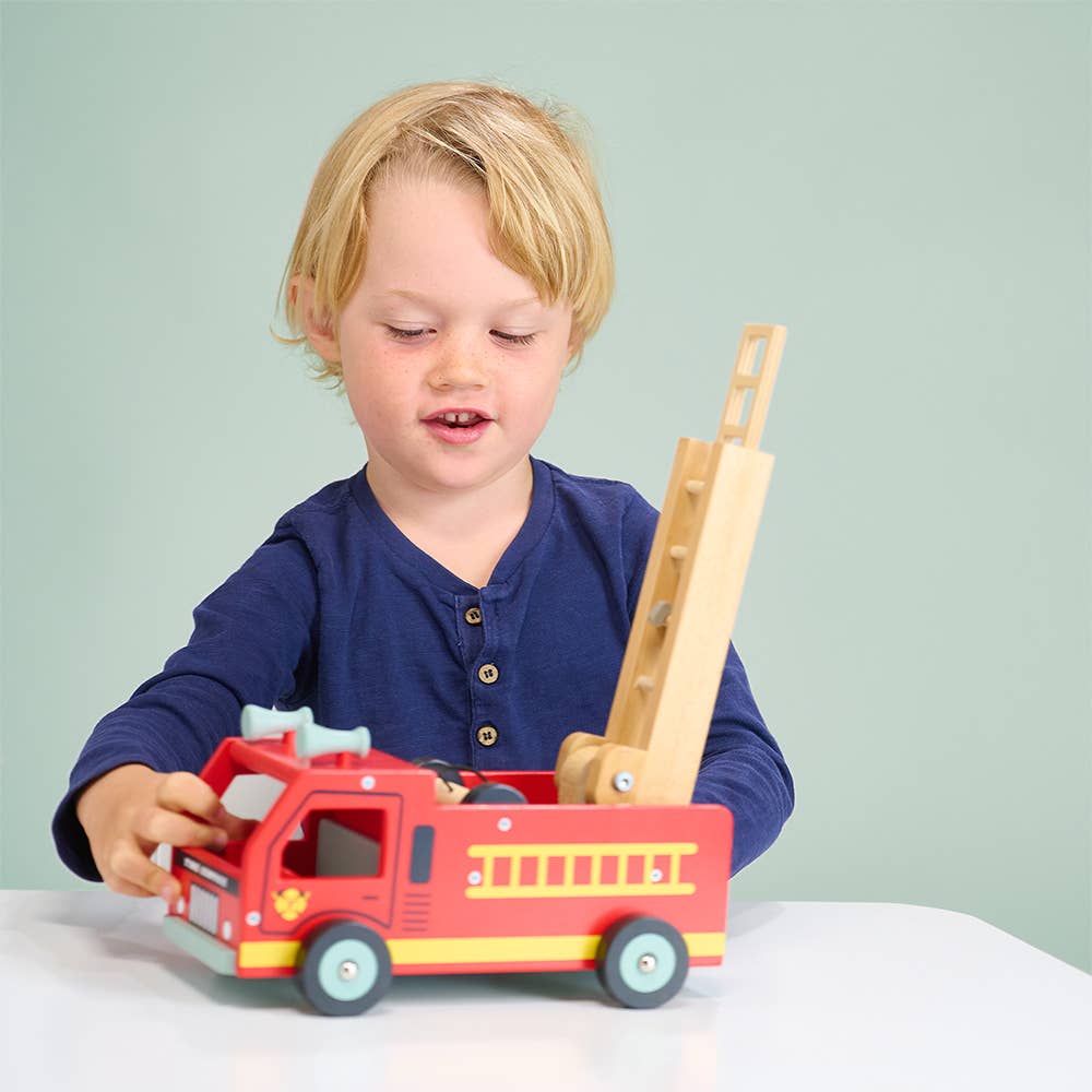 Mentari | Min Røde Brannbil, "Red Fire Engine" - Plastfri*