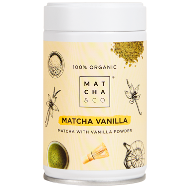 Matcha & CO | Matcha med vanilje, økologisk – 80 g