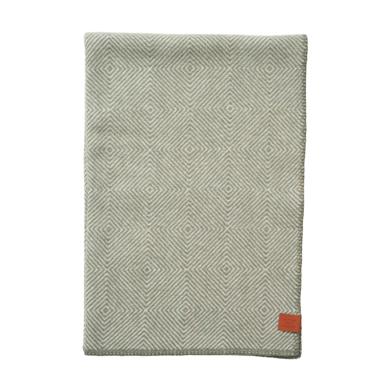 Klippan | Ullpledd Barn, Gooseye Midi, 90x130cm | Grønn