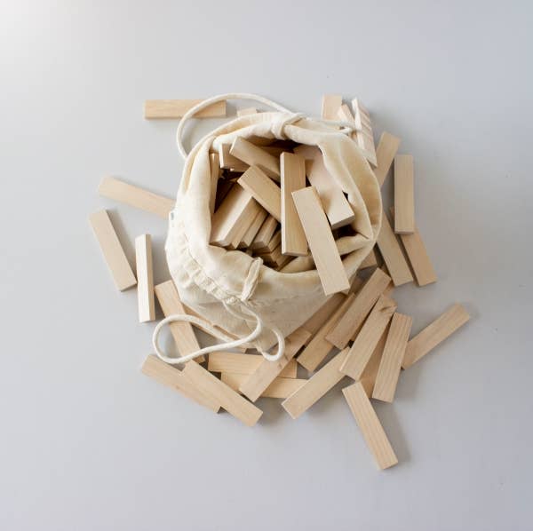 Wooden Story | Arkitekturklosser i tre – 100 stk
