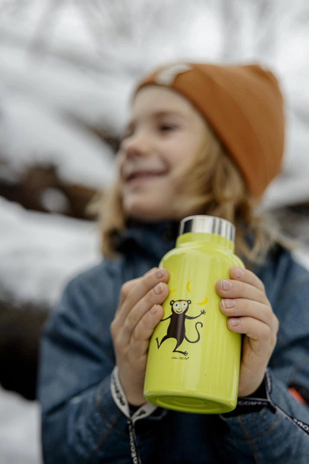 Carl Oscar | Kids TEMPflask, 0.35L 100% Lekkasjesikker | Lilla Ku