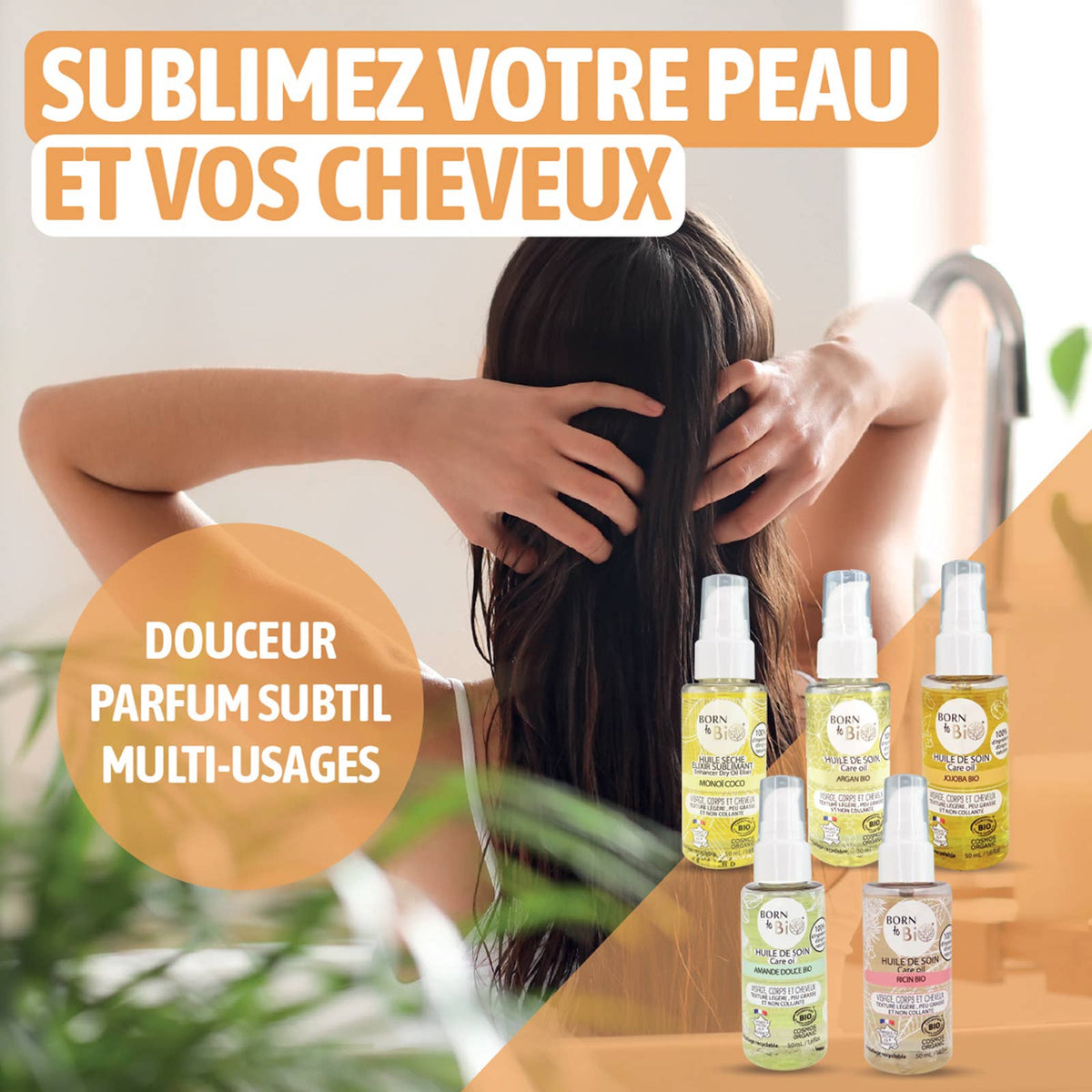 Born to Bio | Dry Oil med monoi & kokos – 50 m