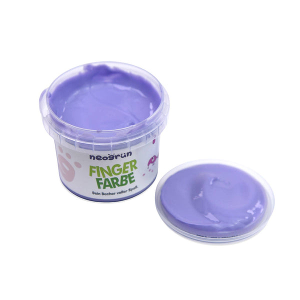 neoGRÜN | Fingermaling, Økologisk / Vegansk, 120g | Lilla