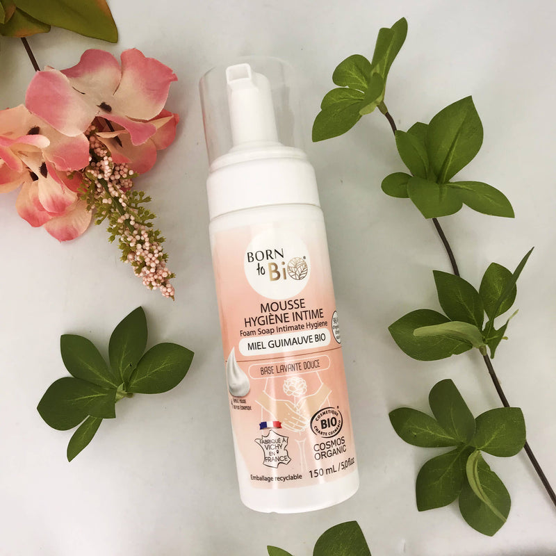 Born to Bio | Skummende Intimsåpe med Honning & Marshmallowrot, Økologisk - 150 ml