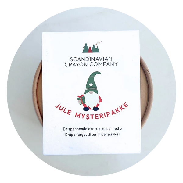 Scandinavian Crayon Company | Fargestifter av Bivoks, Dråpe Julemysteri, 3 stk