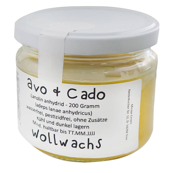 avo+cado | Lanolin / Wool Wax for Impregnering av Ull, 200g