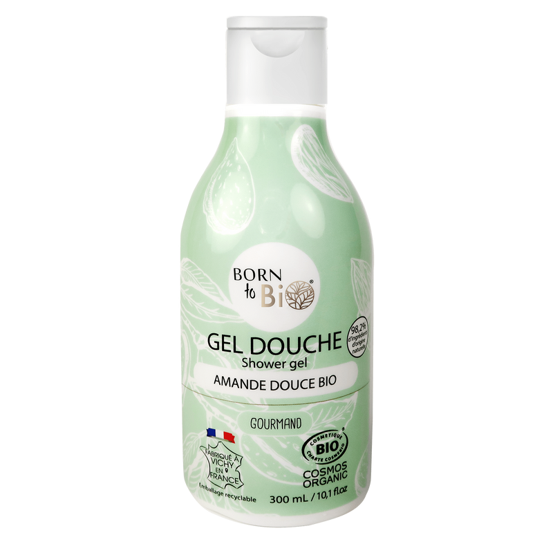 Born to Bio | Dusjgel, Økologisk - Mandel | 300 ml