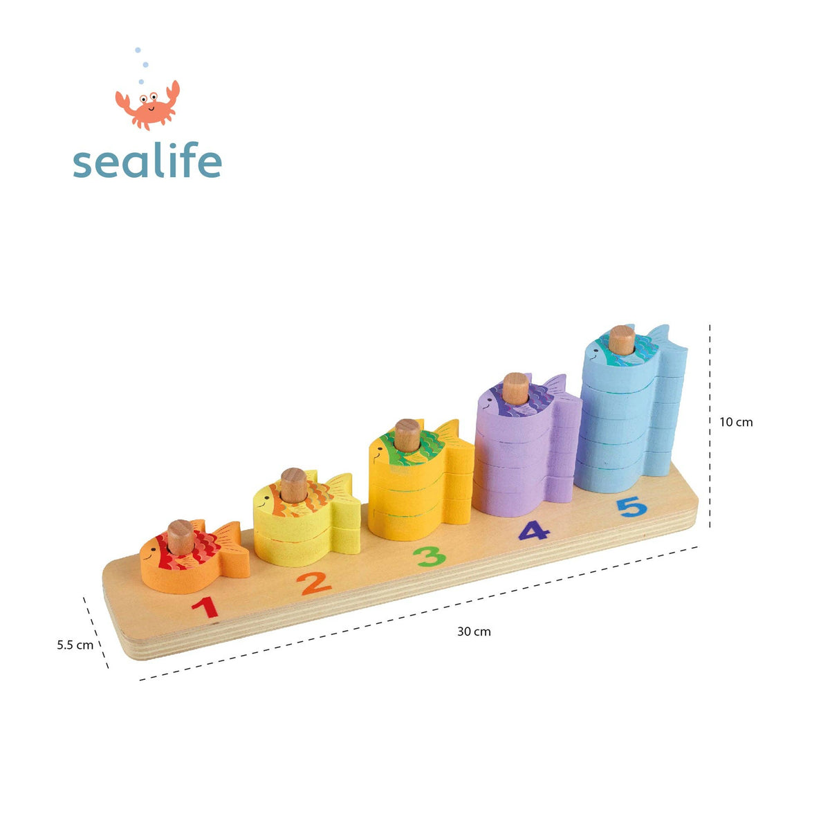 Orange Tree Toys | Fisk, Telle- og Stablespill