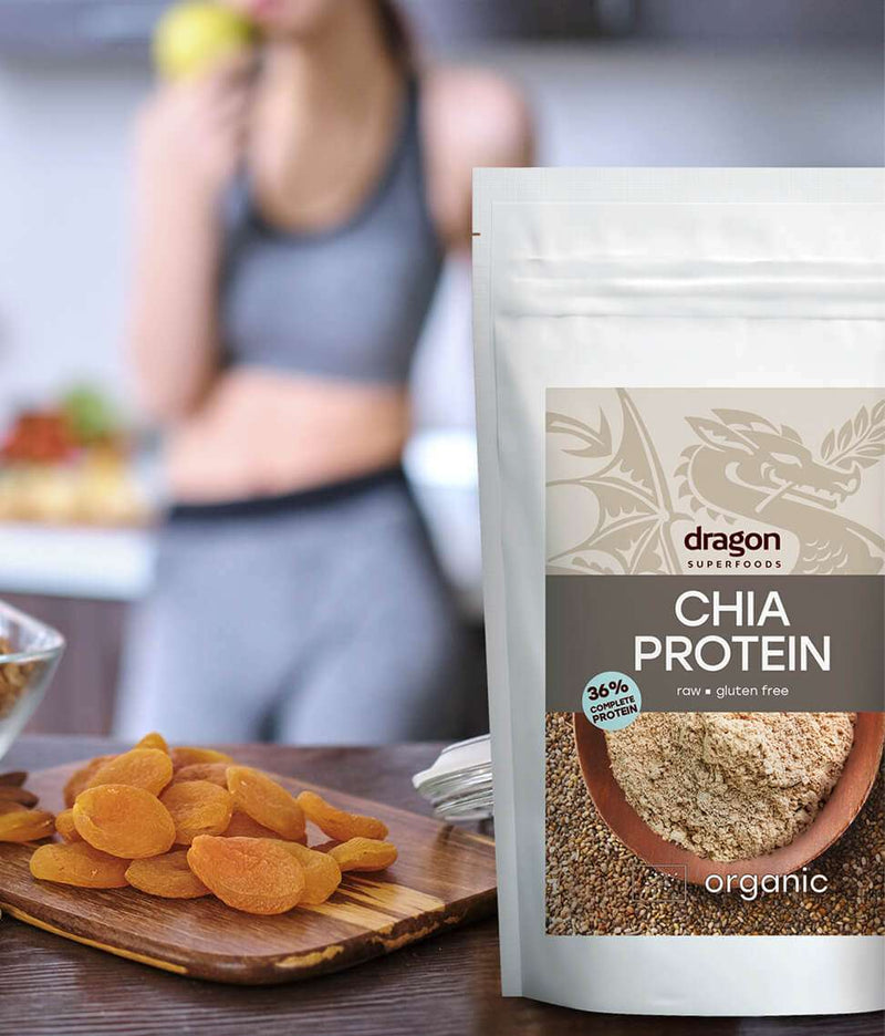 Smart Organic | Økologisk Chia Protein, 36% Protein, Dragon Superfoods - 200g