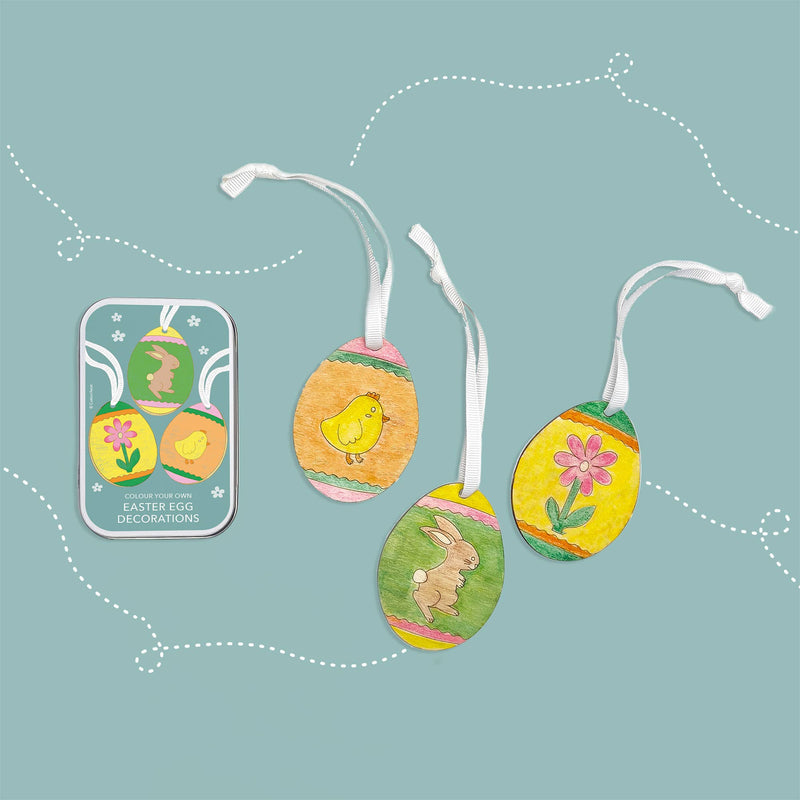 Cotton Twist |  Colour Your Own Easter Egg Decorations - DIY påskeegg hobbysett