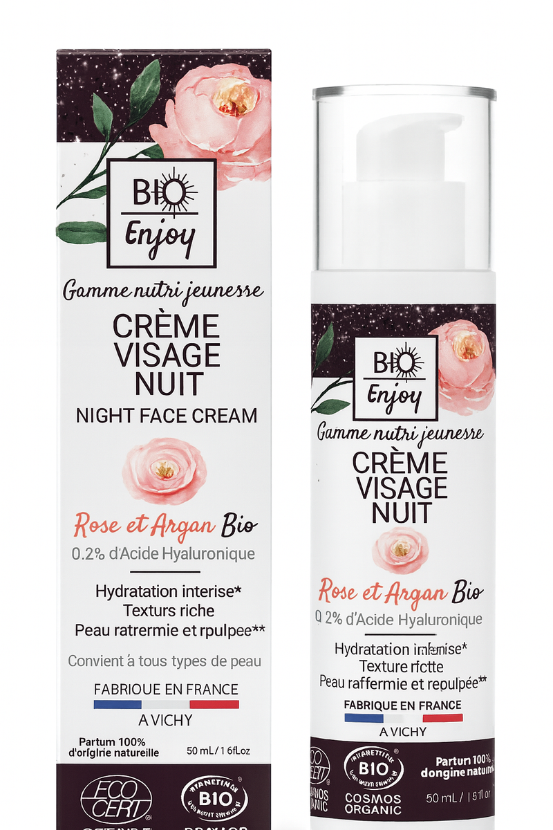 Born to Bio | Night Cream Rose Argan – Økologisk Nattkrem