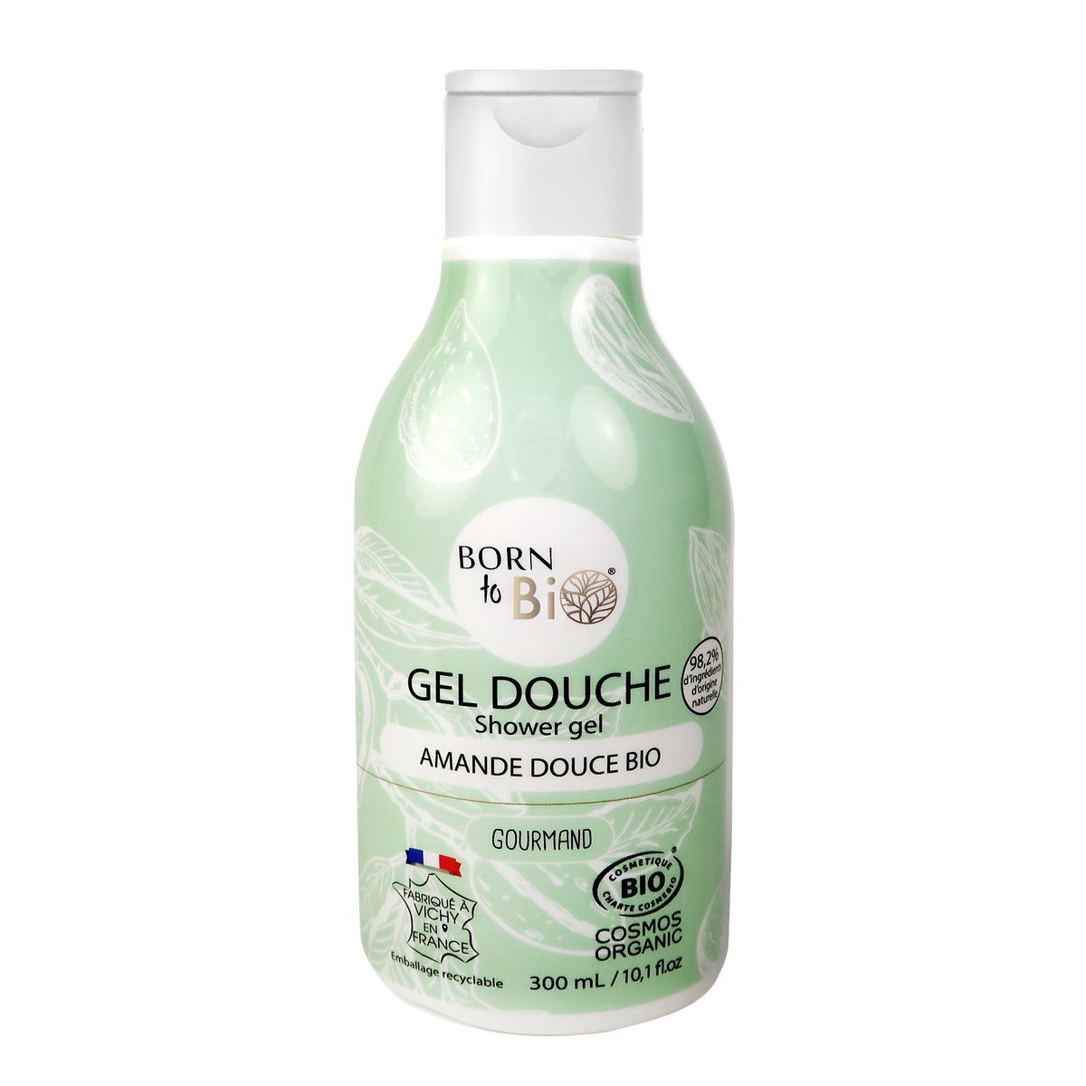 Born to Bio | Dusjgel, Økologisk - Mandel | 300 ml