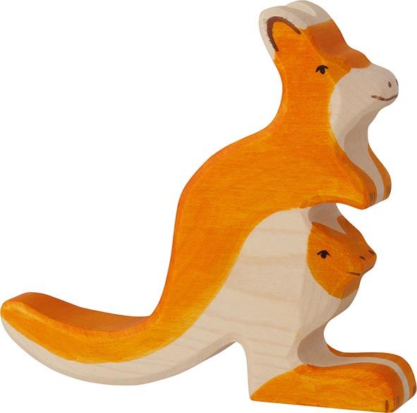 Holztiger | Kenguru med unge