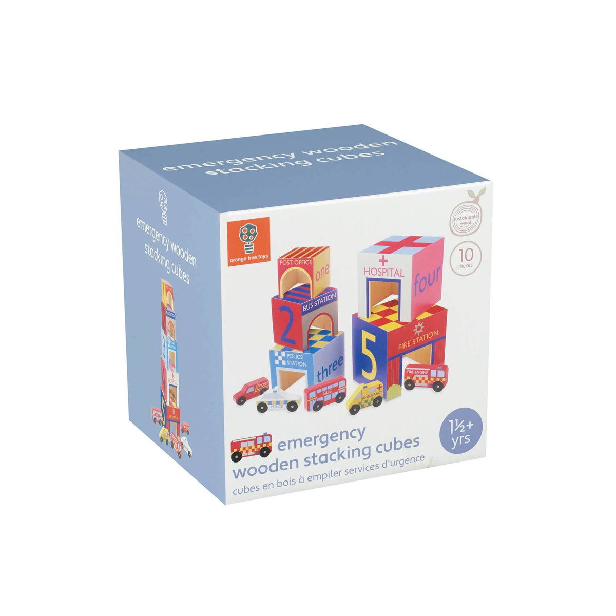 Orange Tree Toys | Stableklosser i tre | Kjøretøy og Garasjer