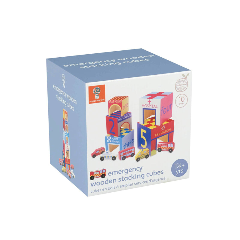 Orange Tree Toys | Stableklosser i tre | Kjøretøy og Garasjer
