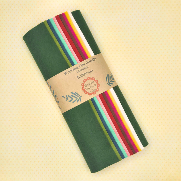 Filtark i Ullblanding, 10 stk | Bohemian