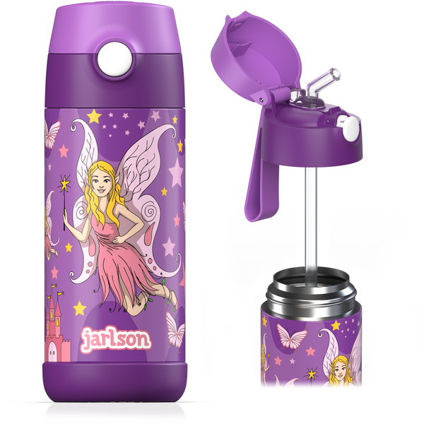 Jarlson | Drikkeflaske for Barn, Charli - Plastfri i Matkontakt, 350ml | "Fairy"