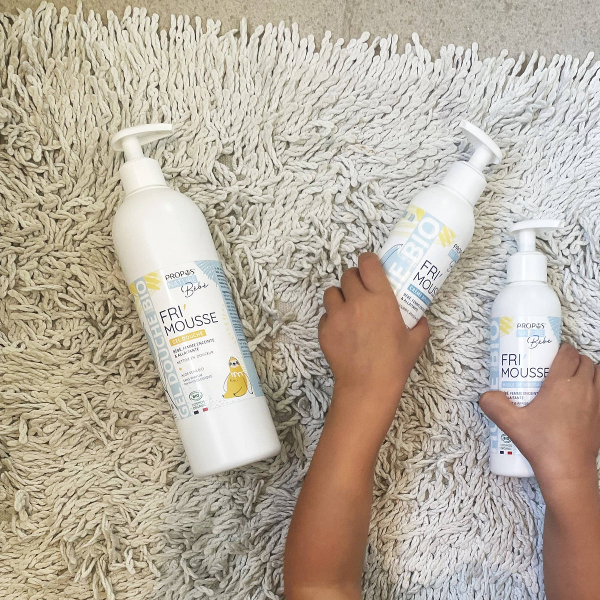 Propos'Nature | Fri’Mousse Massasjeolje – Økologisk og parfymefri (200 ml)