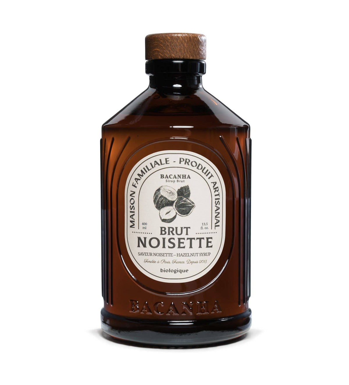 Bacanha | Hasselnøttsirup, økologisk – 400 ml