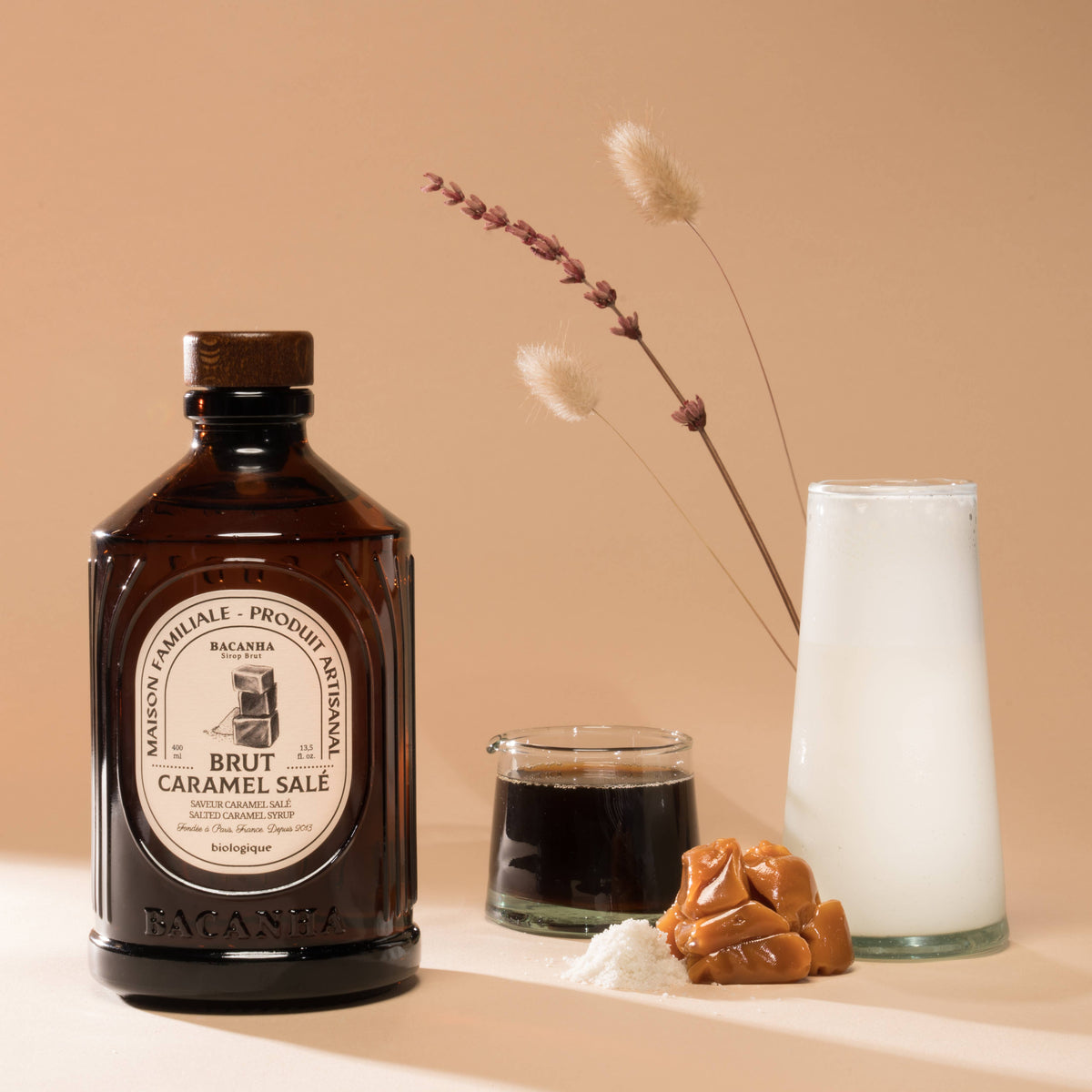 Bacanha | Salt karamellsirup, økologisk – 400 ml